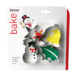 Dexam Snowman Cookie Cutter 4 Piece Set Christmas