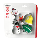 Dexam Snowman Cookie Cutter 4 Piece Set Christmas