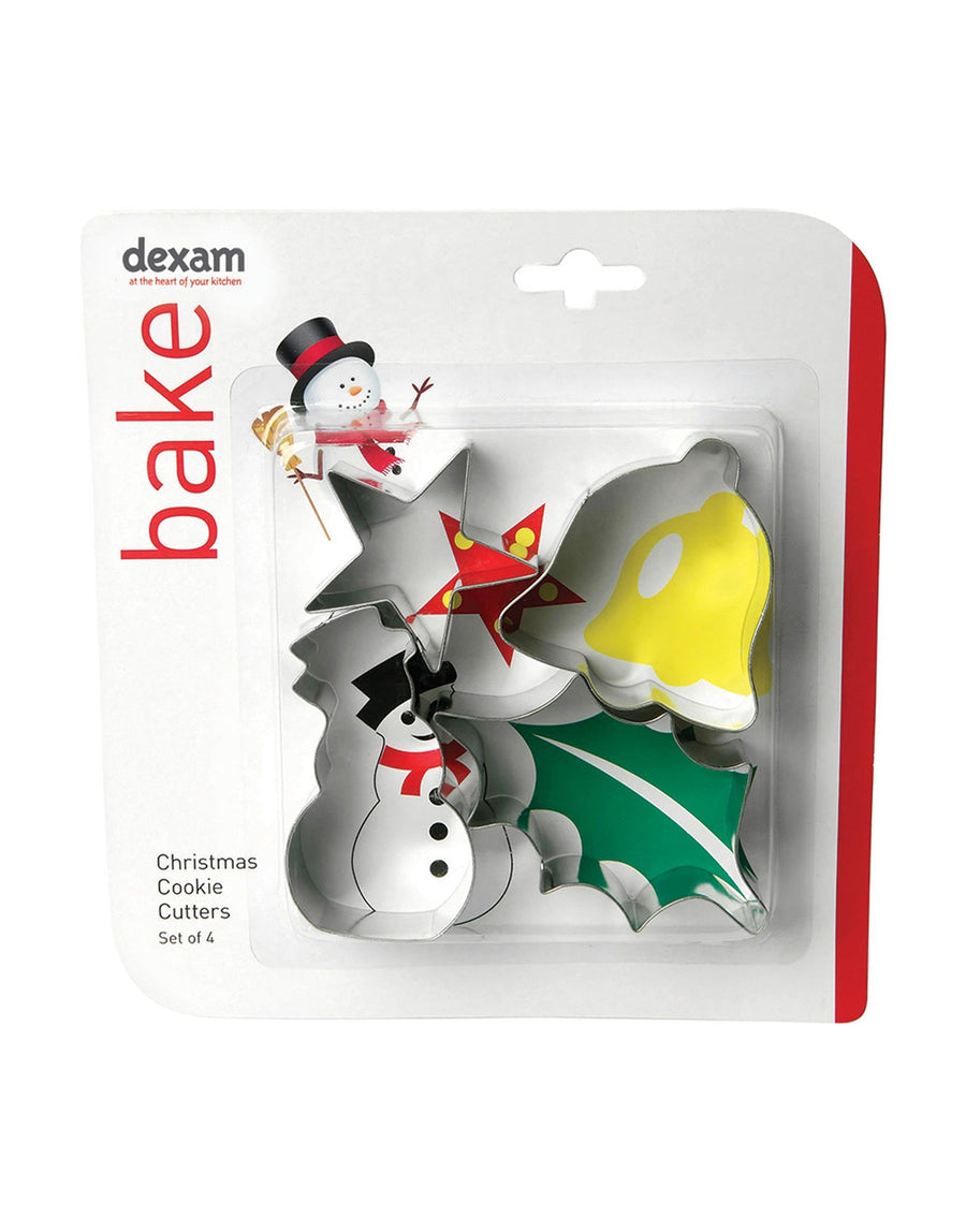 Dexam Snowman Cookie Cutter 4 Piece Set Christmas