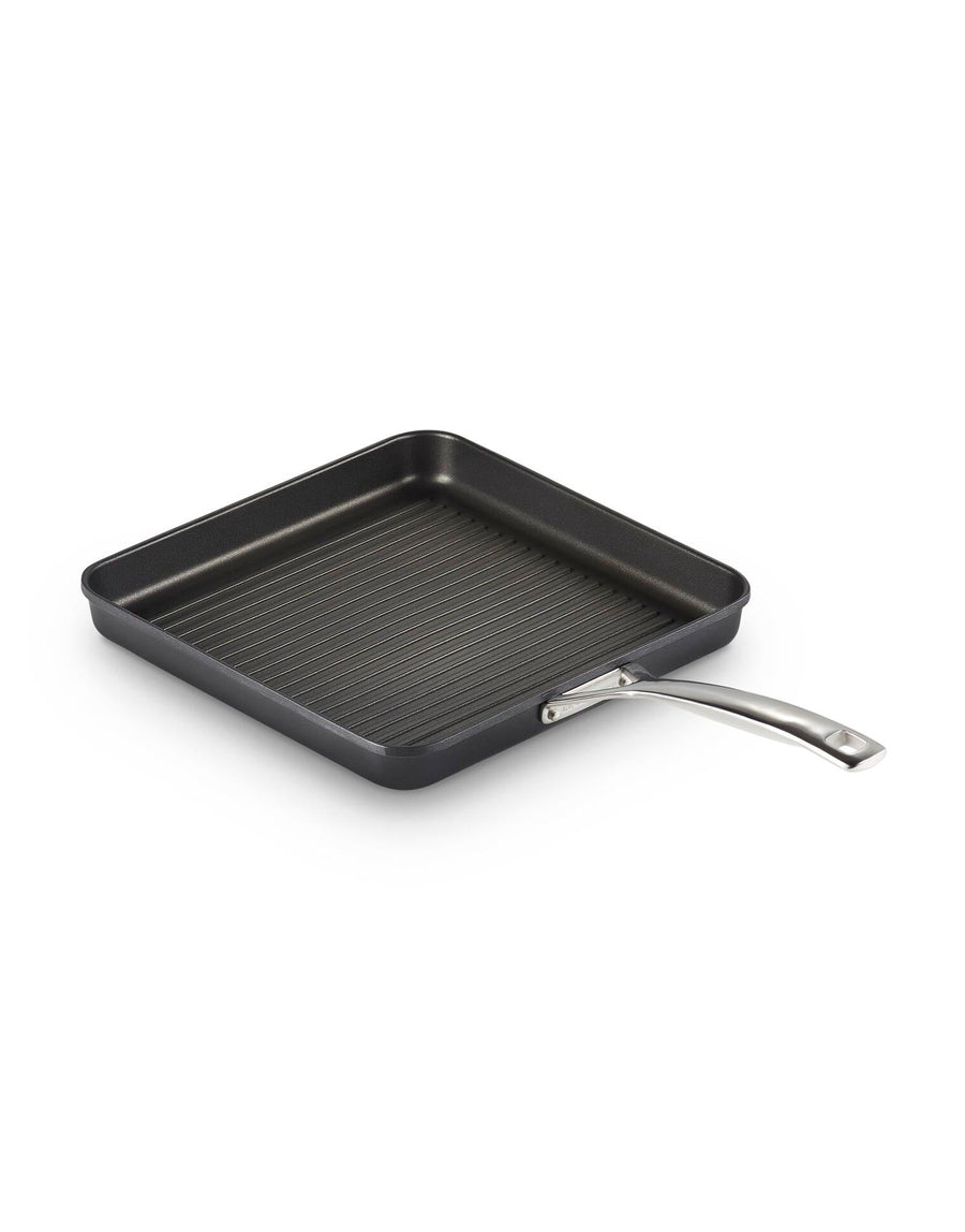 Le Creuset Toughened Non-Stick 28cm Square Grill with Long Handle