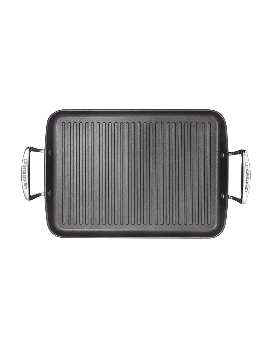 Le Creuset Toughened Non-Stick Ribbed Rectangular Grill