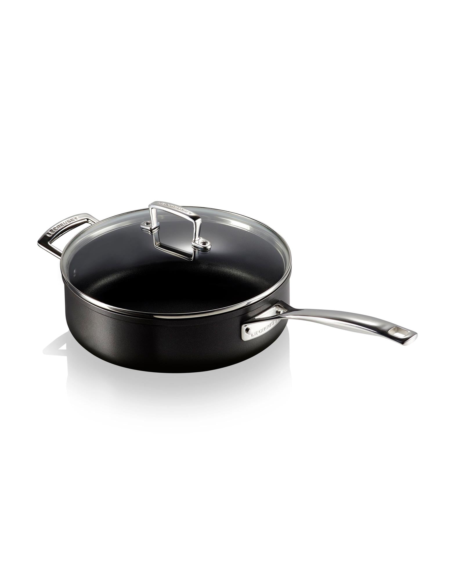 Le Creuset Toughened Non Stick Saute Pan 26cm & Glass Lid