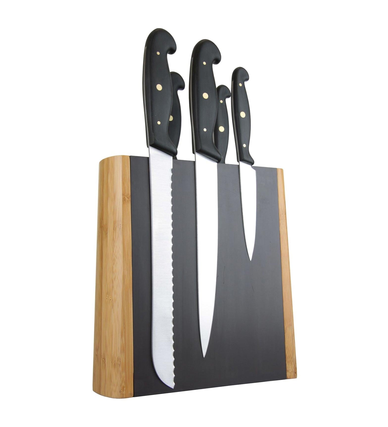 Taylor's Eye Witness Bamboo Magnetic Universal Knife Block