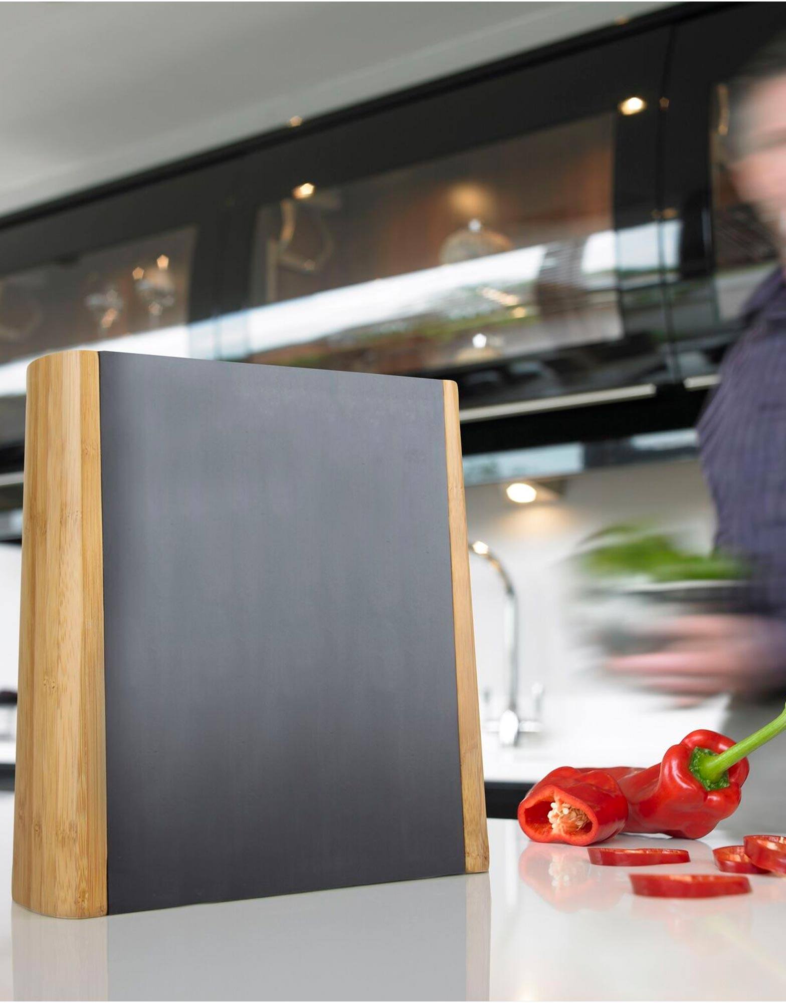 Taylor's Eye Witness Bamboo Magnetic Universal Knife Block