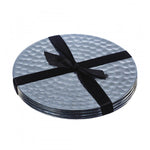 The Just Slate Company 4 Flat Hammered Coasters