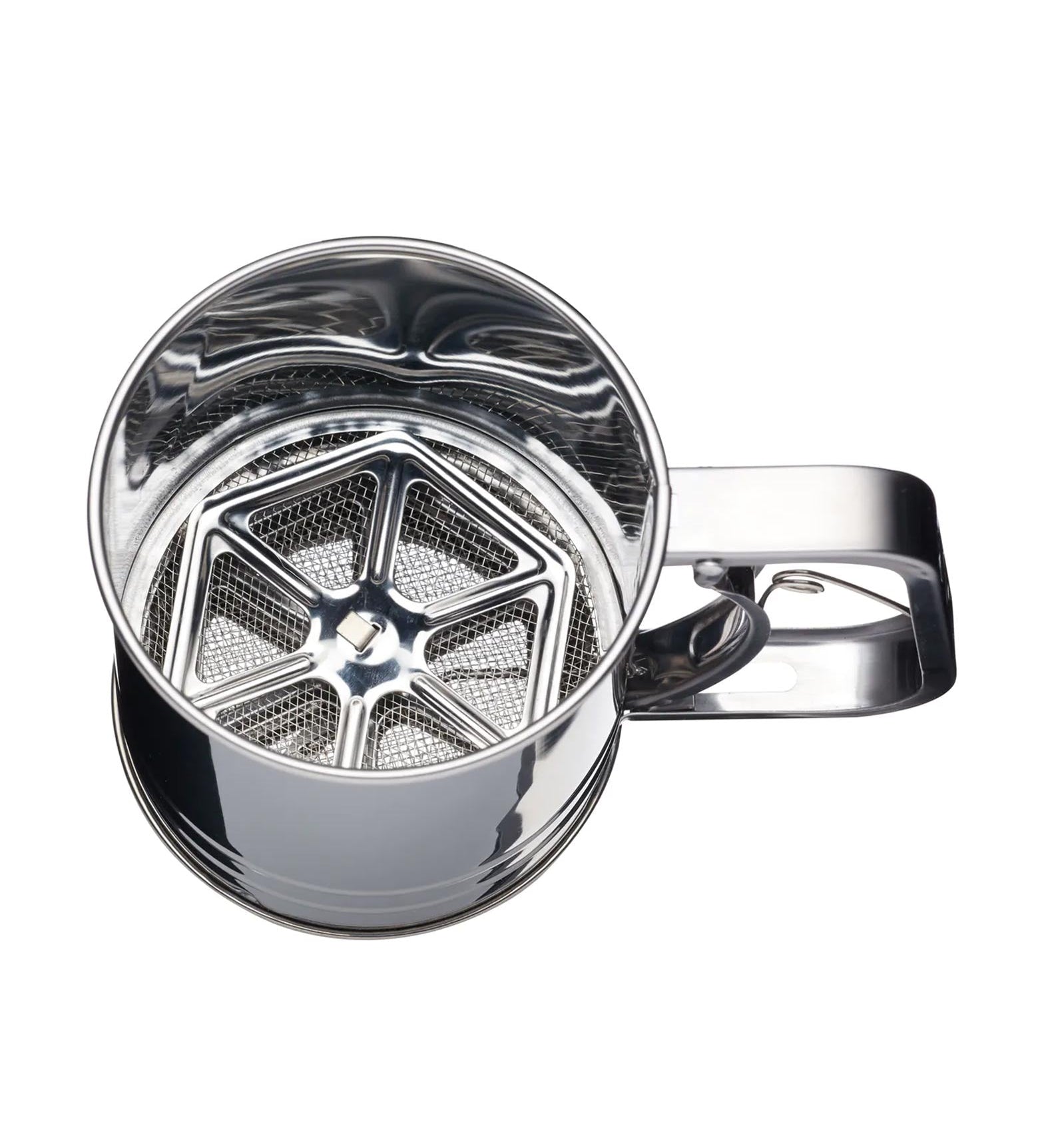 Three Cup Trigger Action Flour Sifter