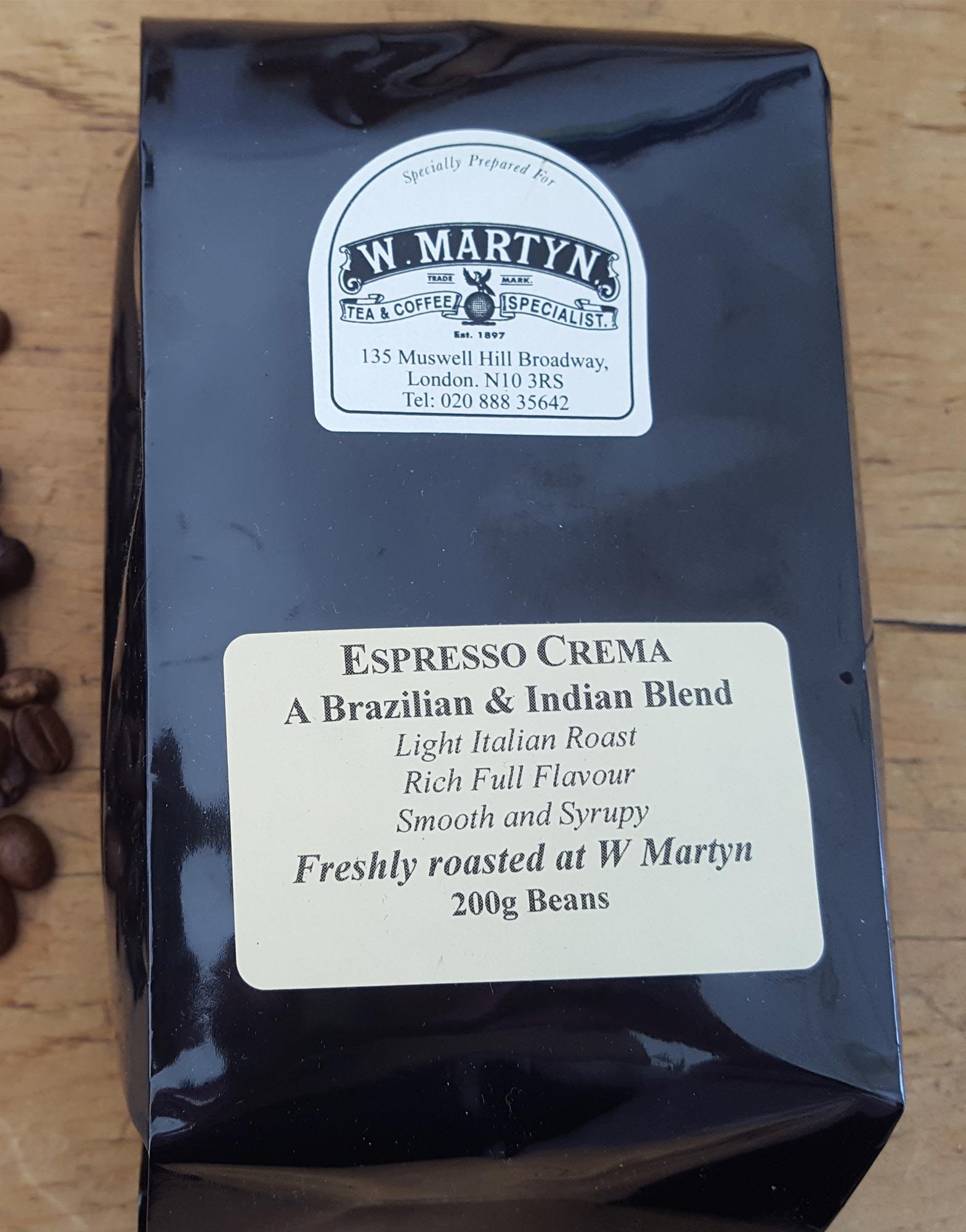 W Martyn Espresso Crema