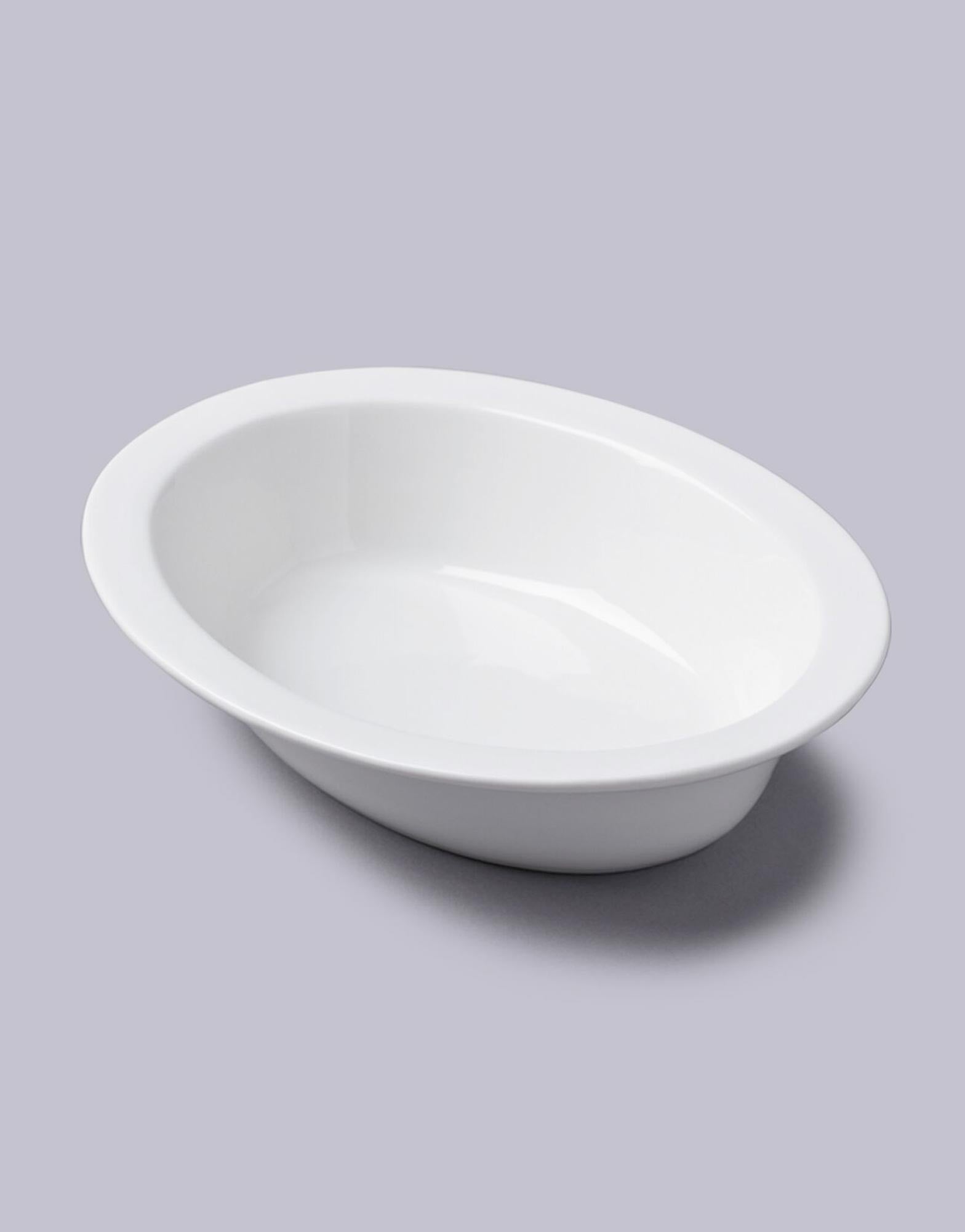 White Pie Crust Dish 9.5"