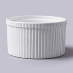 White Souffle Dish