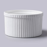White Souffle Dish
