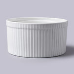 White Souffle Dish