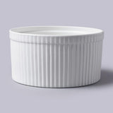 White Souffle Dish