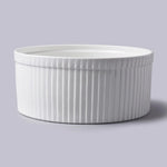 White Souffle Dish