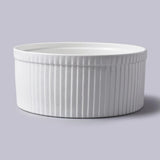 White Souffle Dish