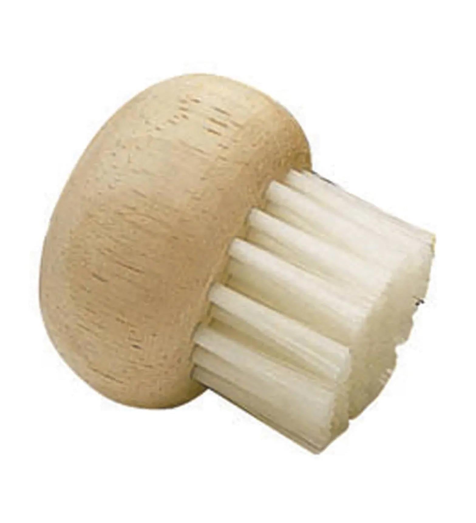 Wooden Handled Mushroom Brush