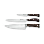 Wusthof Ikon 3 Piece Knife Set
