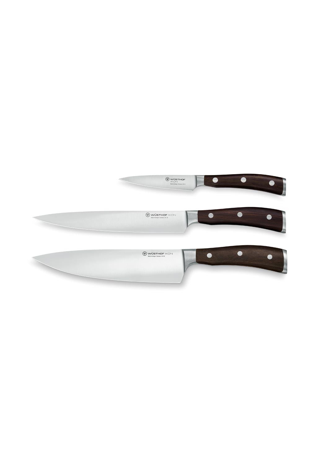 Wusthof Ikon 3 Piece Knife Set