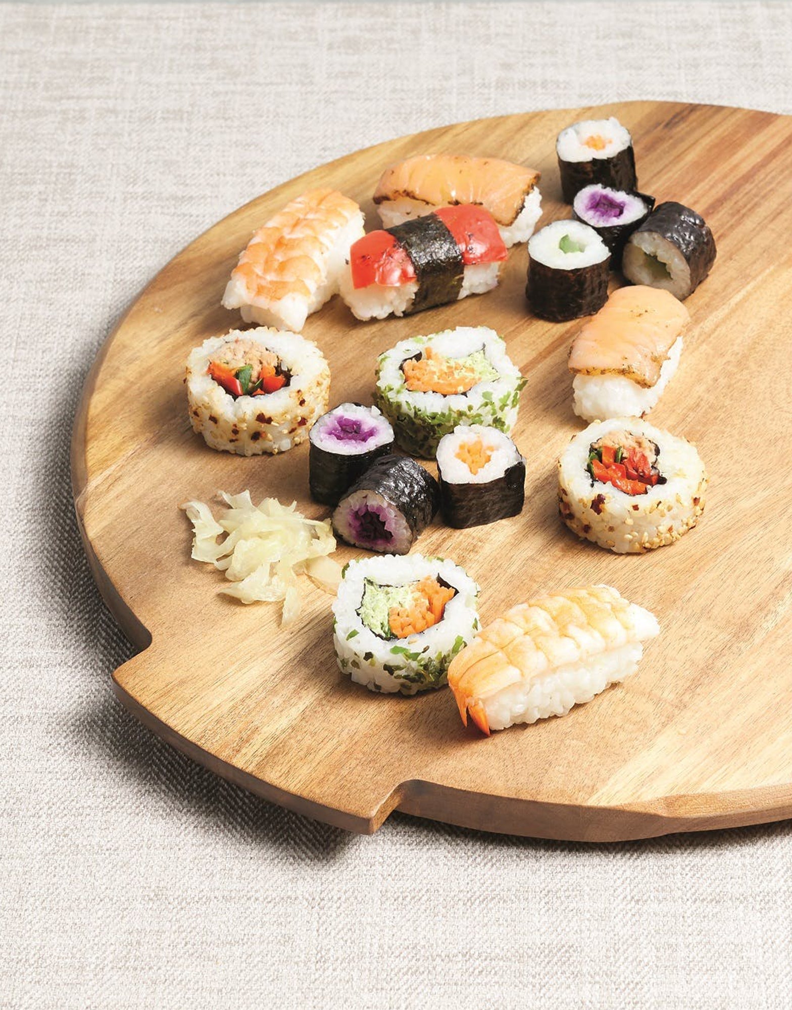 Artesà Acacia Wood Lazy Susan Serving Platter