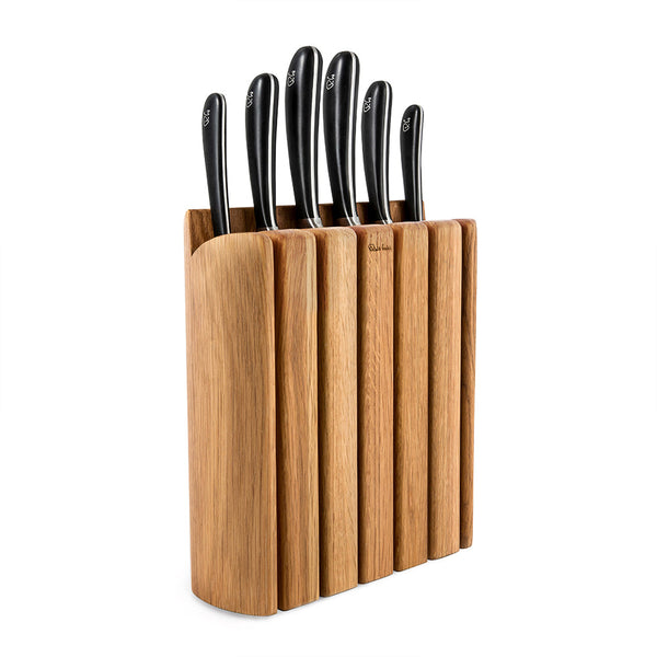 Juego de cuchillos en bloque de roble de Robert Welch