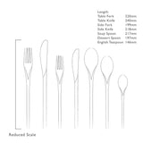 Robert Welch Bud Bright 24 Piece Cutlery Set