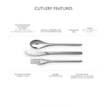 Robert Welch Bud Bright 24 Piece Cutlery Set