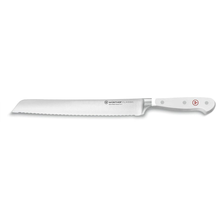 Wusthof Classic Double-Serrated Bread Knife 23cm White