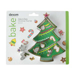 Dexam Make & Bake Christmas Tree Cookie Cutter Kit Set of 6