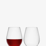LSA Stemless Red Wine Glasses Set of 2