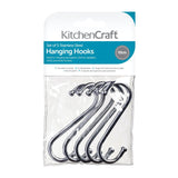 Chrome Plated S Hooks Pack of 5