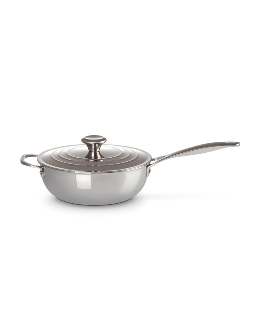 Le Creuset Signature Stainless Steel Chefs Pan with Lid
