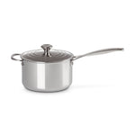 Le Creuset Signature Stainless Steel Saucepan with Lid