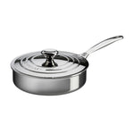 Le Creuset Signature Stainless Steel Saute Pan with Lid 24cm