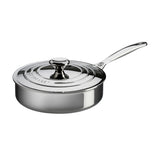 Le Creuset Signature Stainless Steel Saute Pan with Lid 24cm