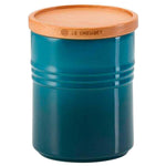 Le Creuset Medium Storage Jar with Wooden Lid
