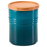 Le Creuset Medium Storage Jar with Wooden Lid