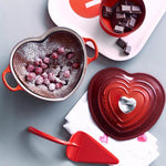 Le Creuset Cast Iron Heart Casserole Dish with Heart Shaped Knob