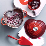 Le Creuset Cast Iron Heart Casserole Dish with Heart Shaped Knob