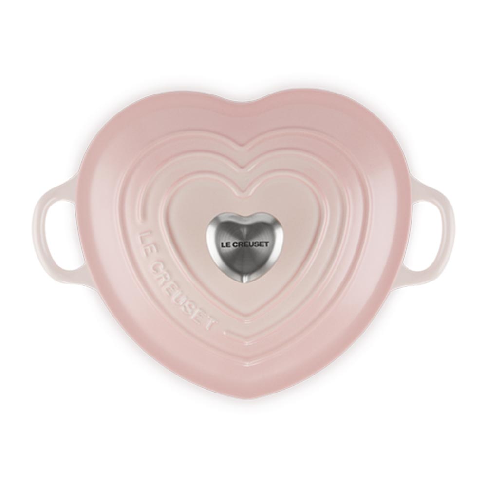 Le Creuset Cast Iron Heart Casserole Dish with Heart Shaped Knob