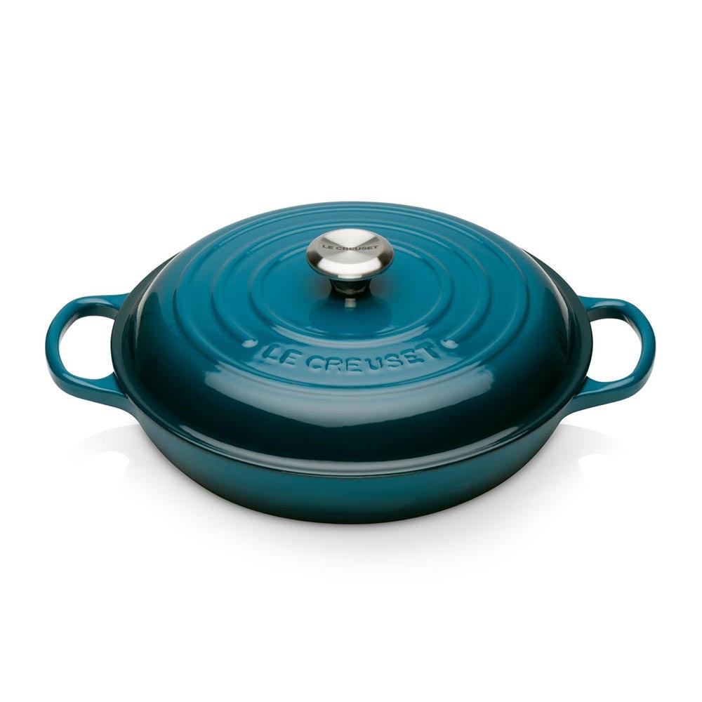 Le Creuset Shallow Casserole 30cm Deep Teal
