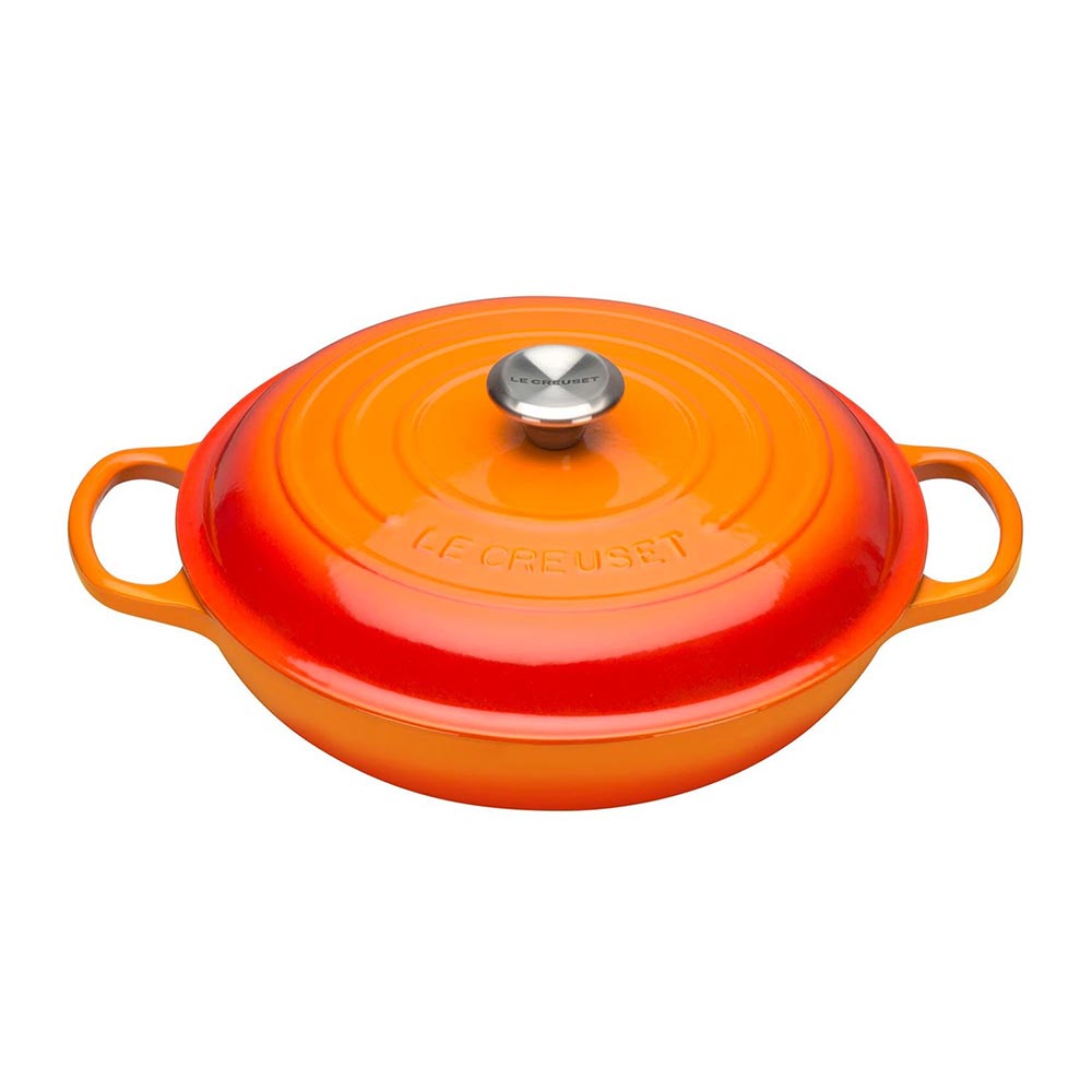 Le Creuset Shallow Casserole 30cm Volcanic