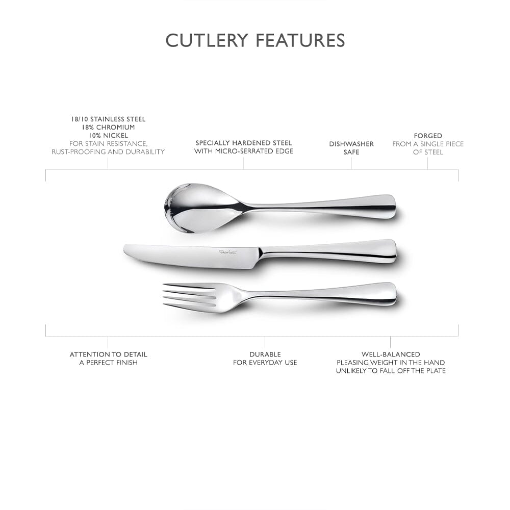 Robert Welch Malvern Bright 56 Piece Cutlery Set