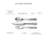 Robert Welch Malvern Bright 56 Piece Cutlery Set
