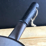 Netherton Foundry Spun Iron Wok 28cm with Ebonised Black Oak Handle