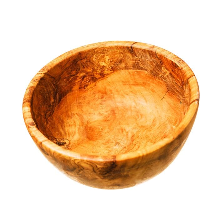 Naturally Med Olive Wood Large Serving Bowl