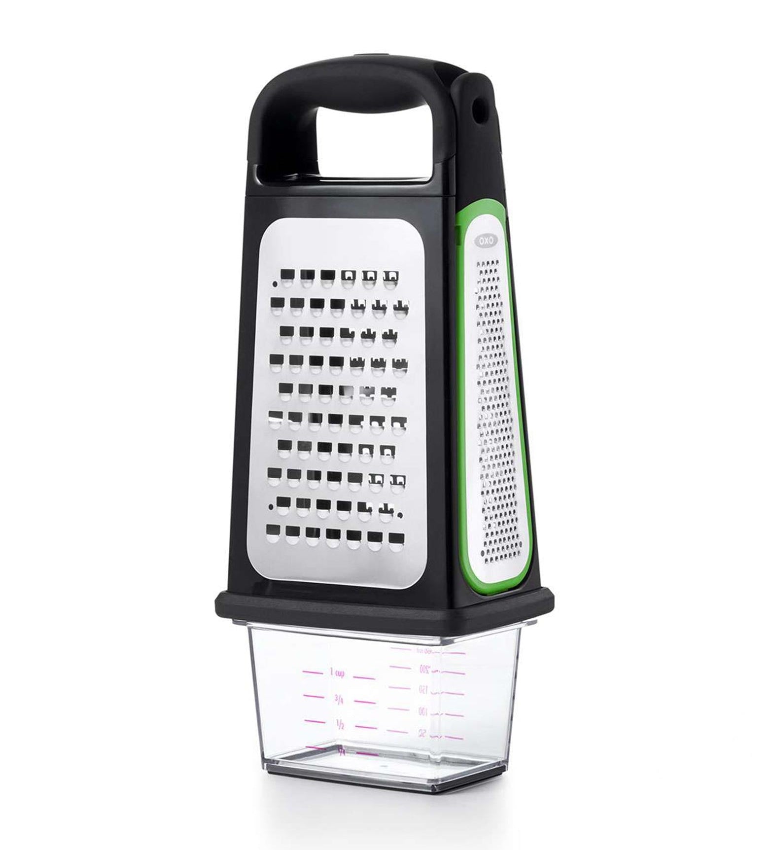 OXO Good Grips Etched Box Grater with Removable Zester