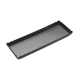 MasterClass Non-Stick Loose Base Rectangular Fluted Flan / Quiche Tin