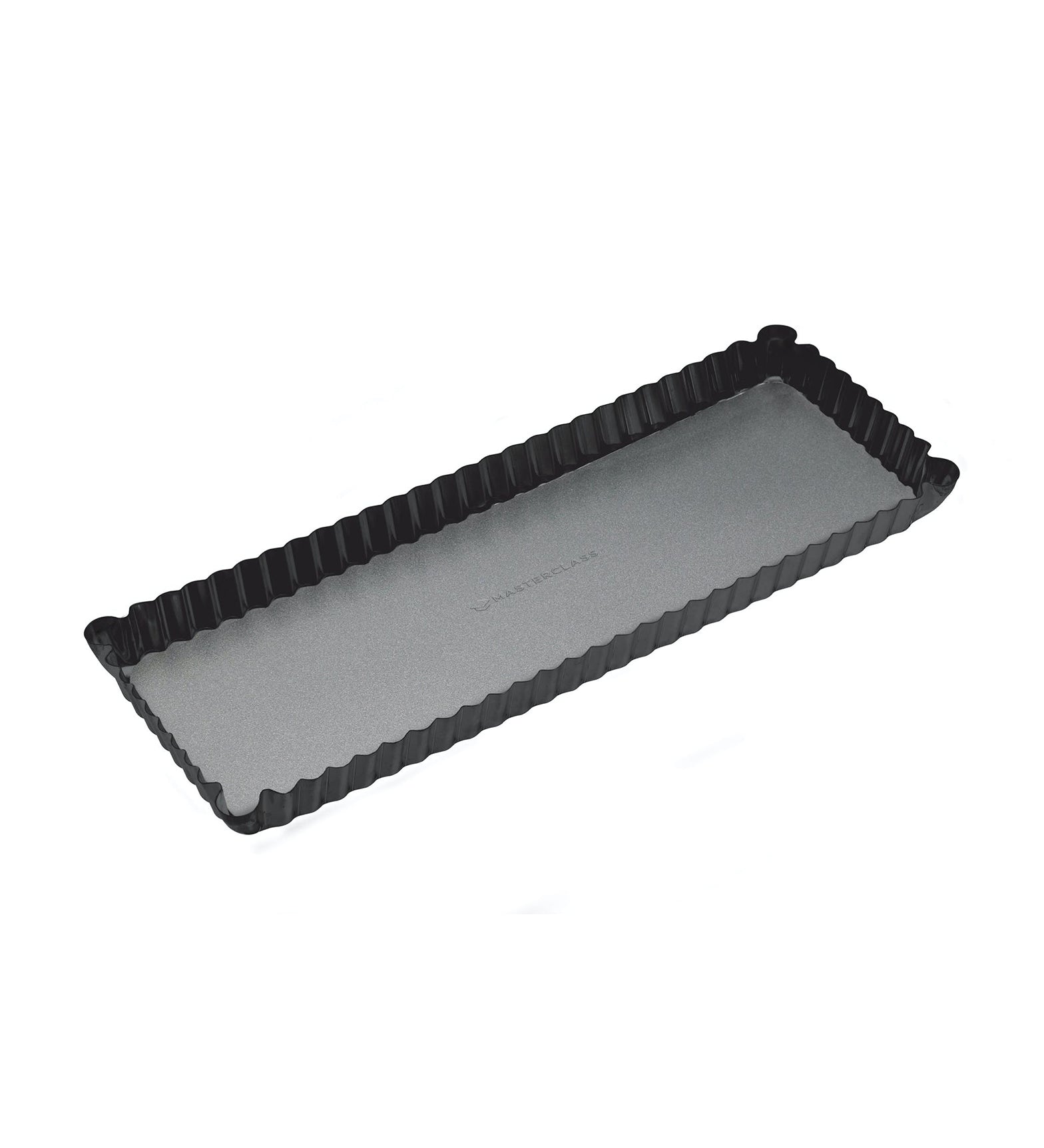 MasterClass Non-Stick Loose Base Rectangular Fluted Flan / Quiche Tin