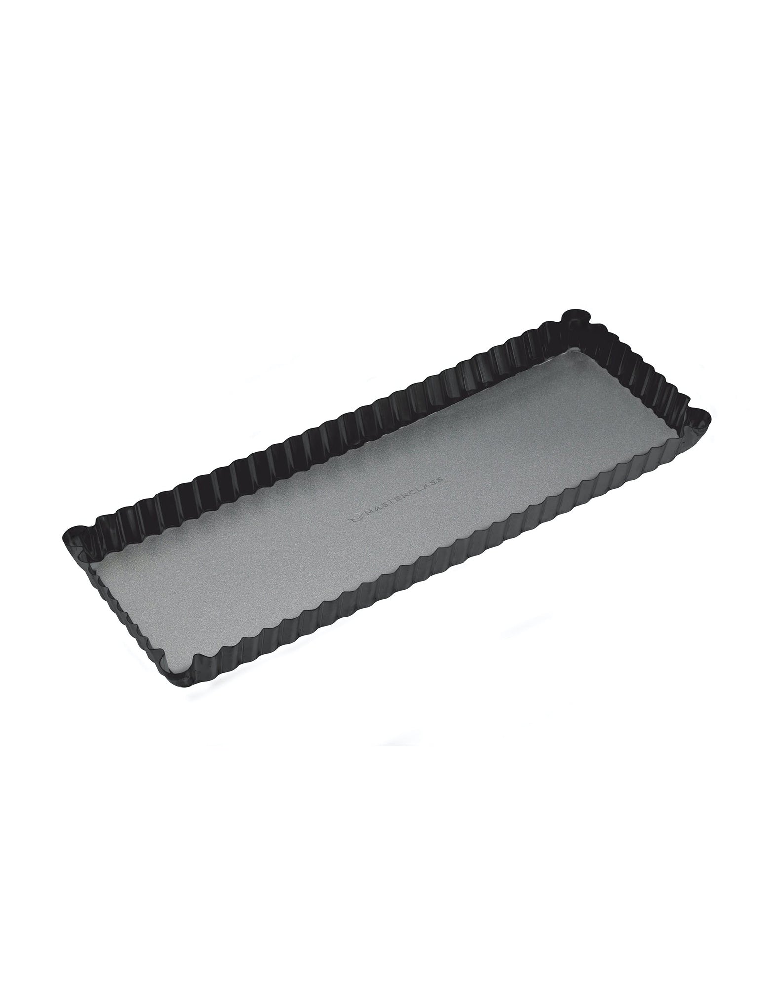 MasterClass Non-Stick Loose Base Rectangular Fluted Flan / Quiche Tin
