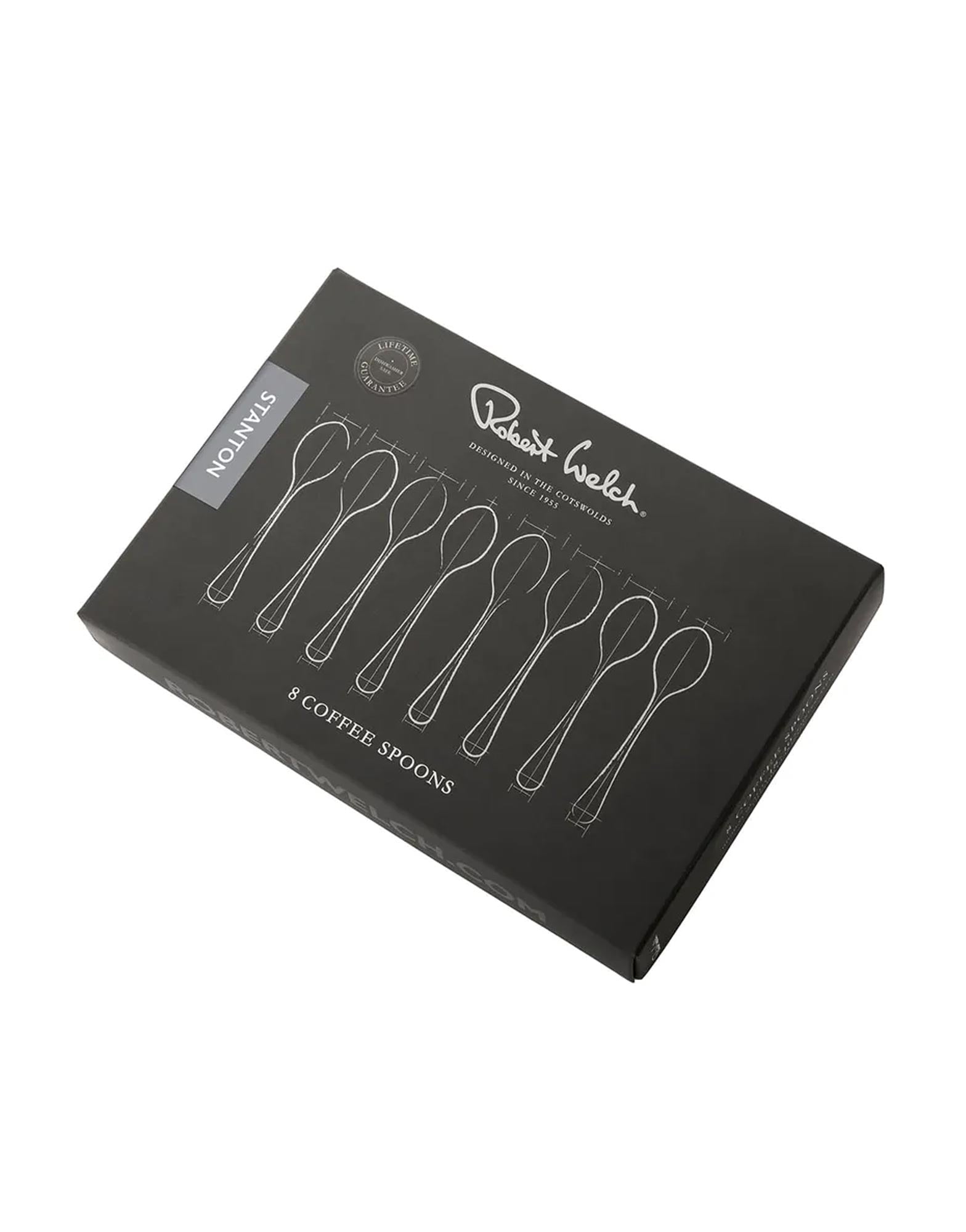 Robert Welch Stanton Bright Coffee Spoon 8 Piece Set