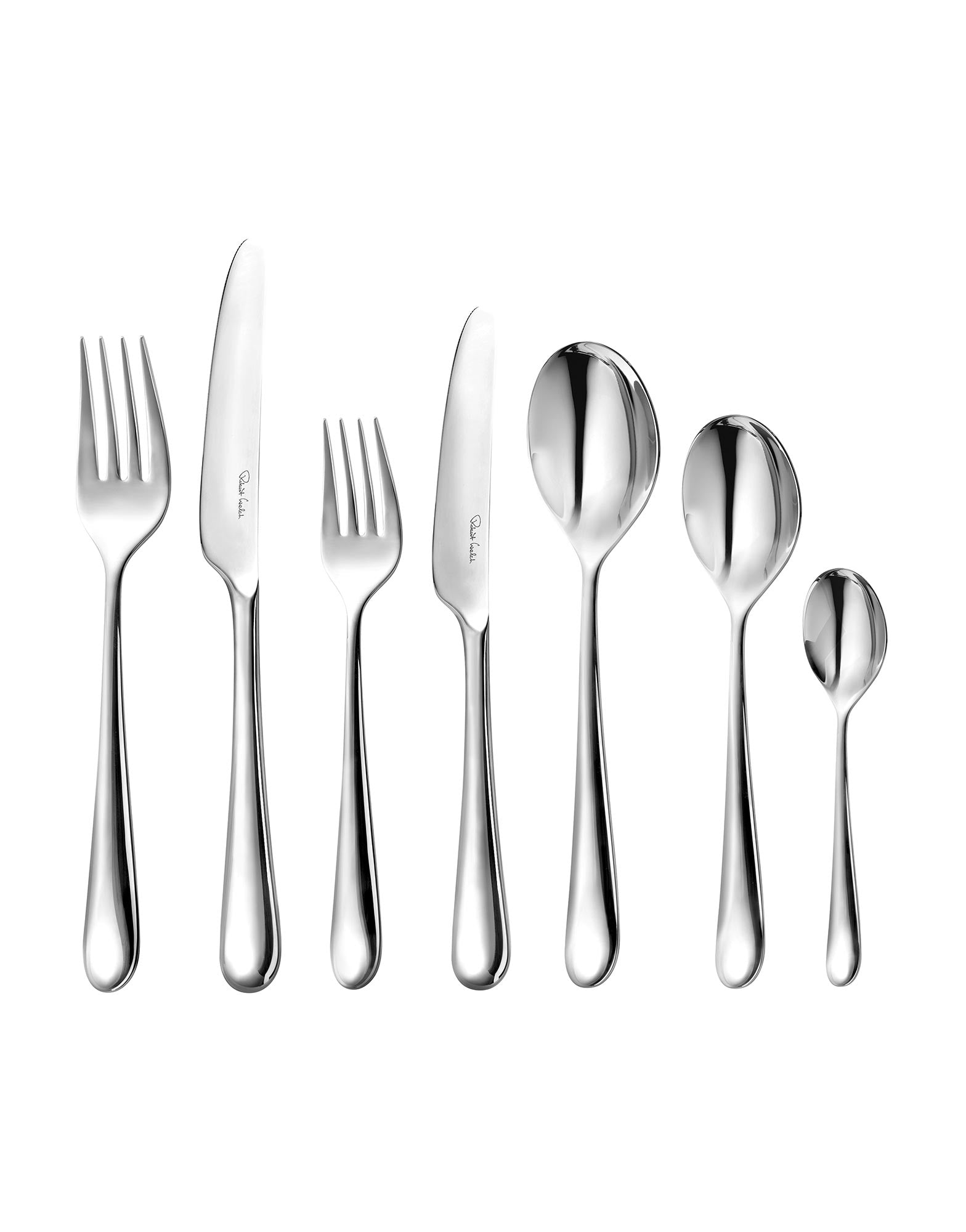 Robert Welch Kingham Bright 84 Piece Set (Plus 12 Free Tea Spoons)